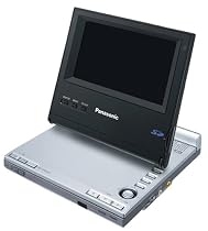 Panasonic DVD-LV65-S 液晶搭載ポータブルDVD/CDプレーヤー (シルバー)