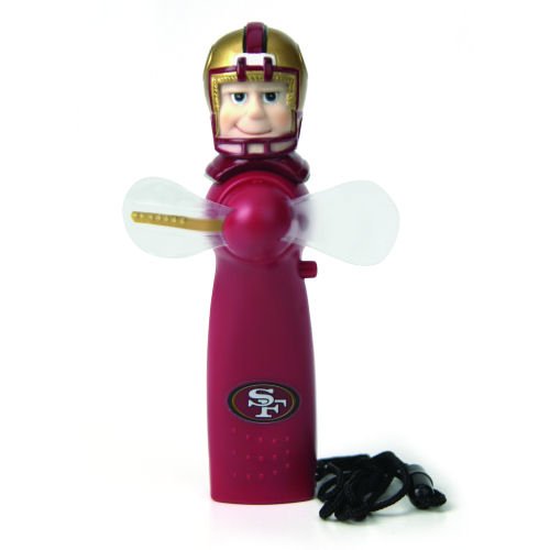 NFL San Francisco 49ers Magical LED Light-Up Fan and Display Stand