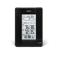 Oregon Scientific BAR388HGA Wireless Weather Station with Atomic Clock, Black