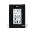 Oregon Scientific BAR388HGA Wireless Weather Station with Temperature/Humidity Display and Self-Setting Atomic Clock, Black