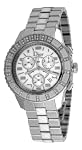 Christian Dior Unisex CD114311M001 Christal Chronograph Diamond White Dial Watch by Christian Dior