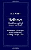 Hellenica : selected papers on Greek literature and thought