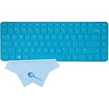 LeenCore&reg; Blue Cute Sweet Cool Ultra Thin Silicone Keyboard Protector Skin Cover for 15.6-Inch HP 2000 Laptop PC, such as HP 2000-350US, 2000-299WM, 2000-416dx, 2000-2a20nr, 2000-2a22NR, 2000-2b30dx, 2000-2d10NR, 2000-2b19WM, 2000-2b80DX, 2000-2b49WM, 2000-2c29WM, 2000-2d20NR, 2000-2d64NR, 2000-2d09wm US Layout (if your "enter" key looks like "7", our skin can't fit) + 1x Microfiber Cleaning Cloth from LeenCore