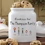Family Characters Personalized Ceramic Cookie Jar