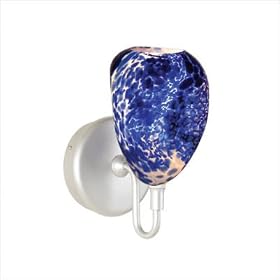 Lava 12 Volt Wall Sconce Glass Type: Brown, Finish: Chrome by WAC Lighting