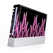 Nintendo Wii Skin plus one nunchuck skin-Pink Neon Flames