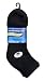 J.T. Foote - Non Binding Diabetic Socks Low Cut Ped Mens 3pk - Black Size 10-13