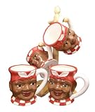 COFFEE MUG,4 pc COFFEE MUGS AUNT JEMIMA