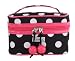 Modella Black And White Spot Mini Cosmetic Vanity Case 18 x 9 x 13cm