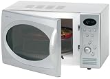 Produkt-Bild: Clatronic MWG 735P Mikrowelle / 900 Watt / Grill 1000 Watt / 23 L Garraum / silber / Pizza-Funktion, 8 automatische Garprogramme