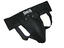 Groin Guard Elasticated BLACK - with Removable Cup - SENIOR