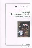 Femmes et d�veloppement humain : L'approche des capabilit�s