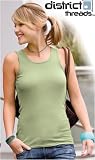 NEW District Threads - Ladies 2x1 Tank