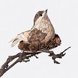Department 56 Birch Bark Bird In Pinecone Nest Ornament