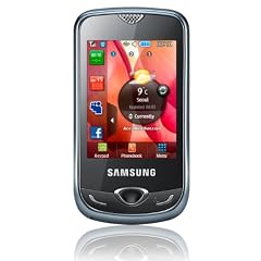 Samsung Corby 3G S3370 Smartphone (6,6 cm (2,6 Zoll) Display, Touchscreen, 1,3 Megapixel Kamera) chrome-silver