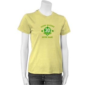 adidas Notre Dame Fighting Irish Gold Ladies 30th Anniversary T-shirt