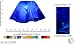 Jezebel Radiance® Small Lily Blue and White Glass Pendant/Ceiling Fan Light Replacement Glass Shade, 1 5/8