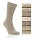 7 Pairs of Cotton Rich Freshfeet Beige Track Design
