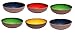 Melange 6-Piece 100% Melamine Pasta Bowl Set (Clay Collection ) | Shatter-Proof and Chip-Resistant Melamine Pasta Bowls | Color: Multicolor