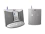 EOS 100T1R Wireless Audio System with Universal iPod Docking Base and Remote Speaker (White)