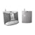 EOS 100T1R Wireless Audio System with Universal iPod Docking Base and Remote Speaker (White)