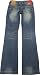 RED PEPPER 7088 Size 25 Women's Flare Jeans Embroidery Embroidered Distressed