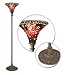 Tiffany-style Vintage Star Torchiere