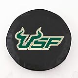 South Florida Bulls Tire Cover Color: Black, Size: N