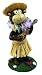 Miniature Dashboard Hula Monkey with Straw Hat Hawaiian Gift