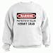 WARNING PROTECTED BY A KILLER HERMIT CRAB Youth Sweatshirt (for Kids) Various Colors ...