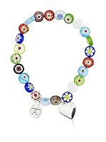 Alexandra Plata Pulsera Murano