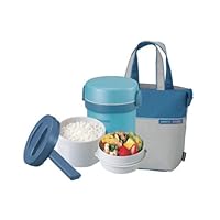 Zojirushi Ms.Bento Stainless Lunch Jar, Aqua Blue
