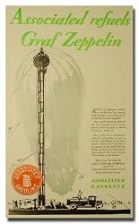 1929 Associated Oil Co. Graf Zeppelin Poster Print