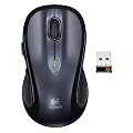 Logitech Wireless Mouse M510 - Mouse - laser - 5 button(s) - wireless - 2.4 GHz - USB wireless receiver - black