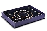PearlsOnly Bo�te � Tr�sor Zurich Perle Multicolore 6-10mm -hide- Eau douce Argent fin 925/1000