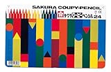 サクラクレパス クーピーペンシル24色(缶入) FY24