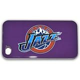Utah Jazz Hard Case for Apple Iphone 4g (At&t Only) Jc128w+ Free Screen Protector