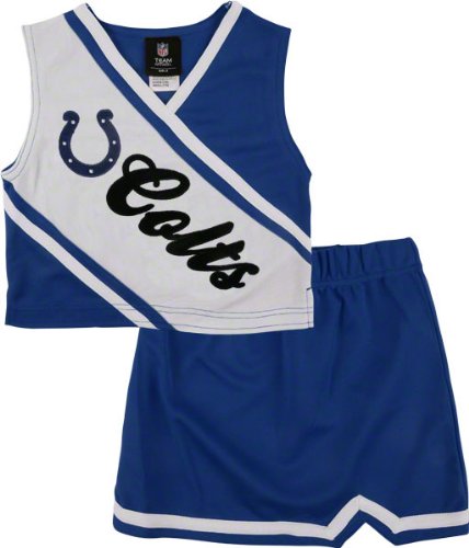 Indianapolis Colts Girl's 4-6 Two-Piece Cheerleader Set