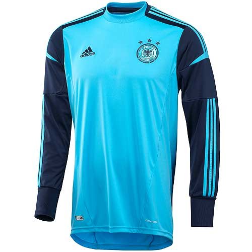 Adidas DFB Deutschland EM Torwarttrikot 2012/2013 BLAU X21253 Grösse: M
