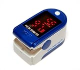 Finger Pulse Oximeter With LED Display (Includes Carrycase, Batteries and Lanyard)