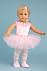 Prima Ballerina - 3 piece ballerina outfit includes pink leotard with tutu, white tights and ballet shoes - 18 Inch Doll Clothes