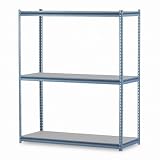 METAL BOX INTERNATIONAL, INC. / METUR2460 / Wide-Span Boltless Shelving 3 Shelves, 60w x 24d x 72h, Gray / Sold as 1 EA