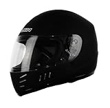 Vega Trak Jr. Flat Black Small Full Face Karting Helmet