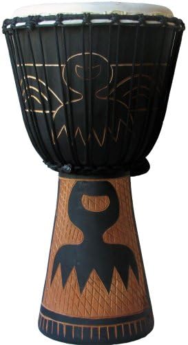 Duafe Djembe: 19"-20" Tall x 10" Head