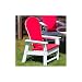 Polywood Outdoor Furniture Nautical Bar Chair Seat Cushion, Mason Forest Green Sunbrella