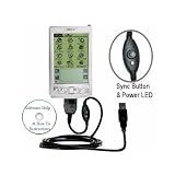 USB Sync Charge Cable with OneTouch Hotsyn Button for Sony Clie S PEG S320 with Bastens Help CD