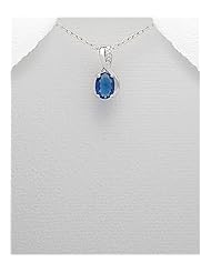 CZ Pendant Necklace In 92.5 Sterling Silver