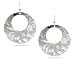 Platinum Plated Lily Earrings