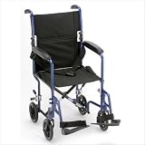 19 Steel Transport Chair Finish: Black