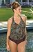 Delta Burke® Tigress Plus Size Halter Tankini Swimsuit - Women's Swimsuit Plus Size S...